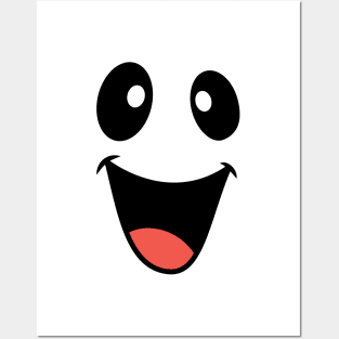 Happy Ghost Face Posters and Art